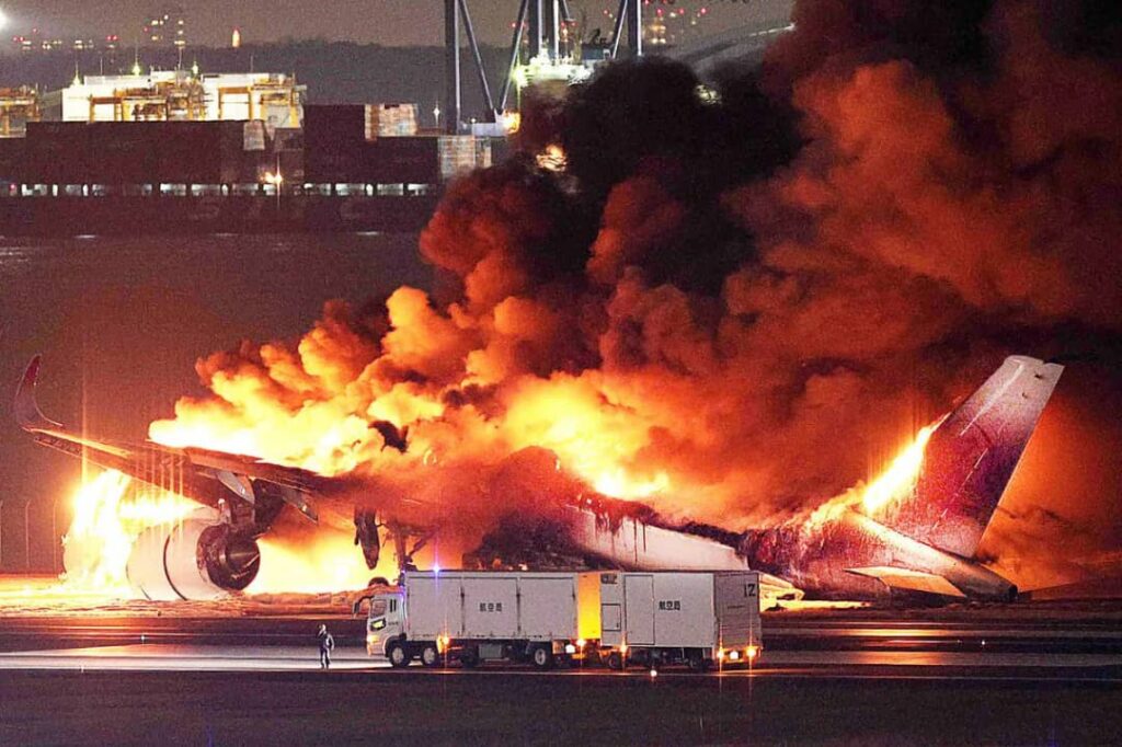 Accidente en el Aeropuerto de Tokio
